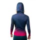 UGLOW BRUSHED LS HOODIE W TEAL