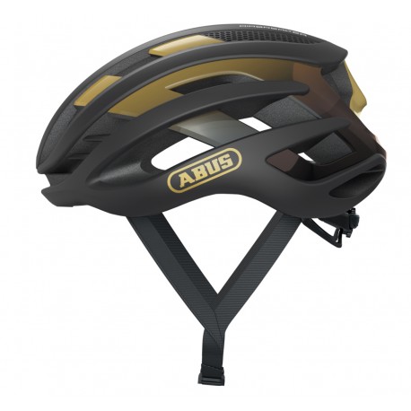Casque route Abus AIRBREAKER (Taille 51-55 / noir - or)